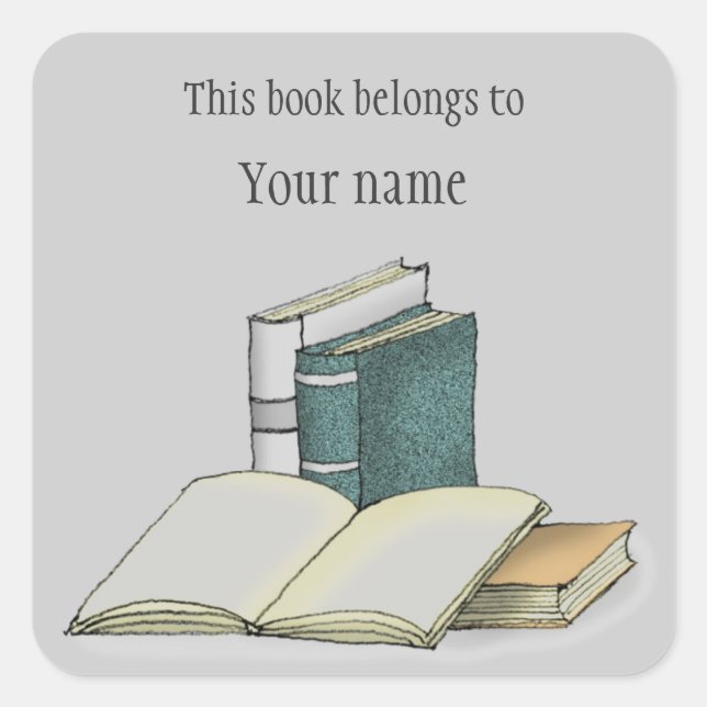 Quadrado Adesivo Personalizado em Cartaz (Frente)