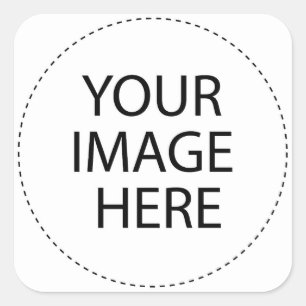 Quadrado adesivo personalizável