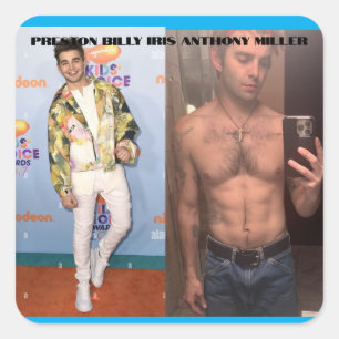 Quadrado Adesivo Preston Billy Iris Anthony Miller