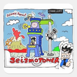 Quadrado Adesivo SeismoEsquadrãoTorre