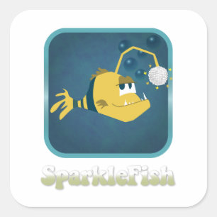 Quadrado Adesivo SparkleFish