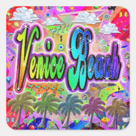 Quadrado Adesivo Venice Beach Vista Express