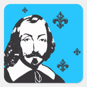 Quadrado Adesivo x20 Champlain flor de lis