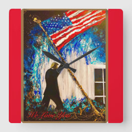 Quadrado Adoramos Relógio