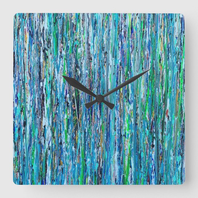 Quadrado Água sob o relógio da parede da ponte (Frente)