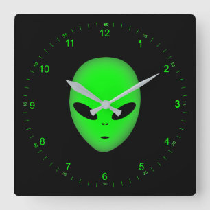 Quadrado Alienígena do relógio