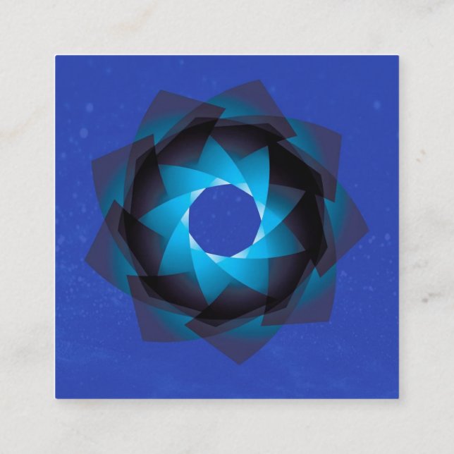 Quadrado Art Cartão de visita (Verso)