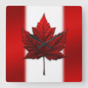 Quadrado Canadá Relógio Canadá Sinalizador de Relógio de Pa