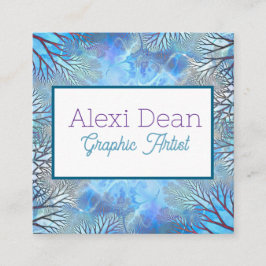 Quadrado Cartão de visita