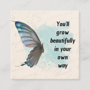 Quadrado Cartão de visita