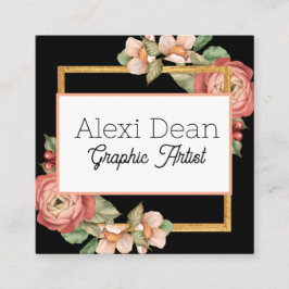 Quadrado Cartão de visita