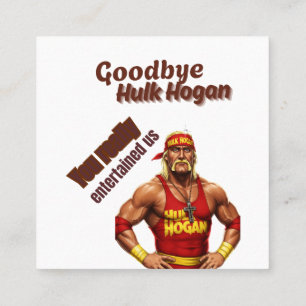 Quadrado Cartão de visita