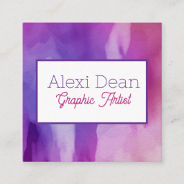 Quadrado Cartão de visita