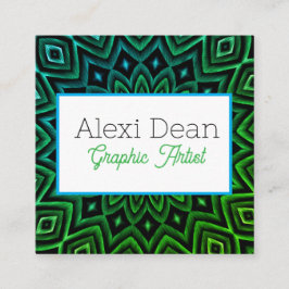 Quadrado Cartão de visita