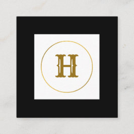 Quadrado Cartão de visita