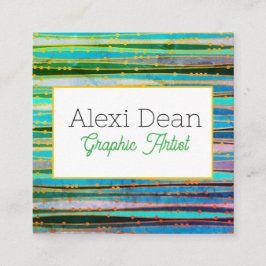 Quadrado Cartão de visita