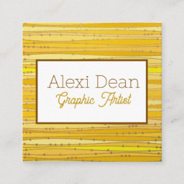 Quadrado Cartão de visita