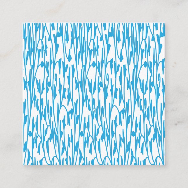 Quadrado Cartão de visita (Frente)