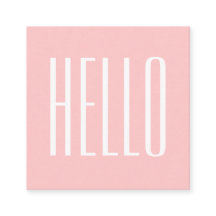 Cartão de visita cor-de-rosa-rosa moderno pastel