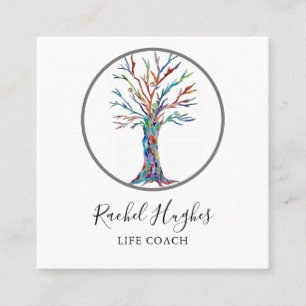 Quadrado Cartão de visita da Praça da Vida das Árvores M