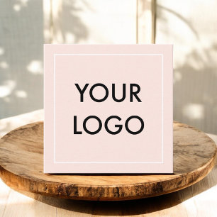 Quadrado Cartão de visita de logotipo profissional mínimo