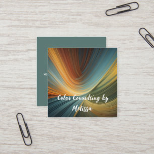 Quadrado Cartão de visita de pintor