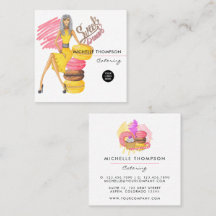 Cartão de Visita de Serviços de Catering de Alimen