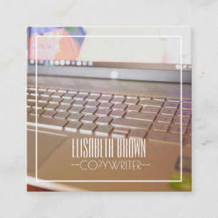 Quadrado Cartão de visita de teclado do computador de cópia