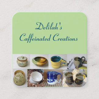 Quadrado Cartão de visita do artista