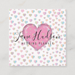 Quadrado Cartão de visita editável minimalista simples e el