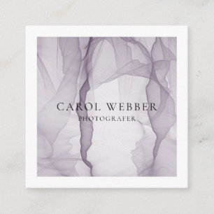 Quadrado Cartão de visita pairoso e leve