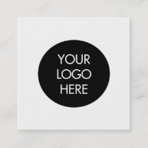 Cartão de visita social preto e branco simples dos