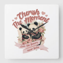 Cherish, o relógio da parede do momento