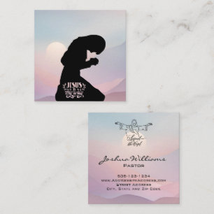 Quadrado Cobertura de Cartão de visita da Igreja