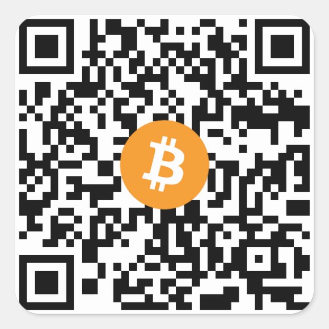 Quadrado Código Bitamect QR Pequeno Adesivo (Folha de 20) (Frente)