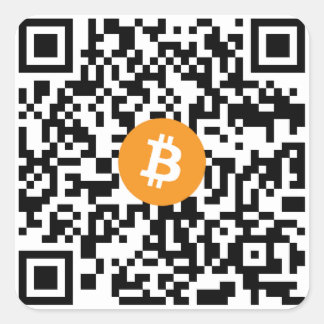 Quadrado Código Bitamect QR Pequeno Adesivo (Folha de 20)