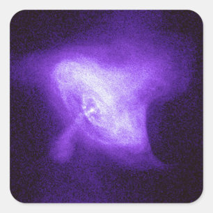 Quadrado Coração de um adesivo clássico redondo da nebul