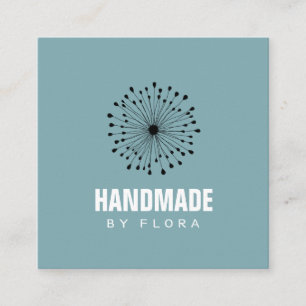 Quadrado Creative Modern Handmade Square Cartão de visita