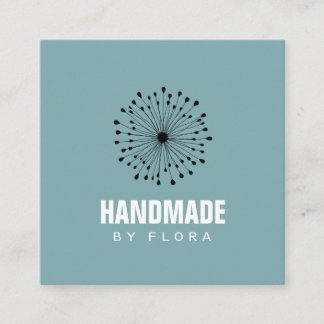 Quadrado Creative Modern Handmade Square Cartão de visita