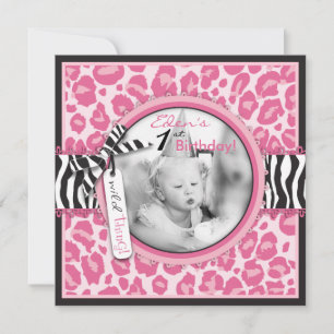 Quadrado de Convite CP de Cupcake Selvagem 2