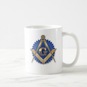 Quadrado do Freemason & caneca do compasso