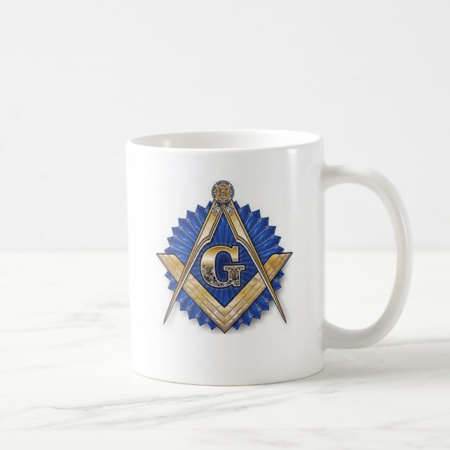 Quadrado do Freemason & caneca do compasso (Direita)