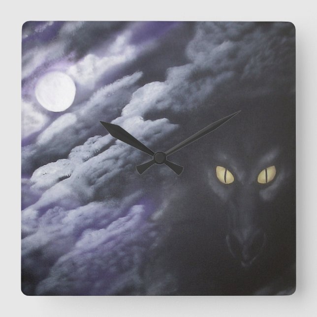 Quadrado Dragon Moon - Relógio (Frente)