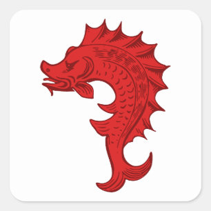 Quadrado Emblema da População do SCA Tir-y-Don Adesivo Quad