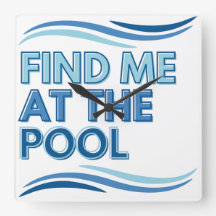 Encontre-me no Relógio da Piscina para Nadadores