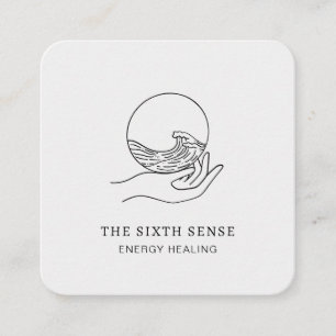 Quadrado Energie Heiler Reiki - Cartão de visita espiritual