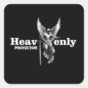 Quadrado Estampa Anjo - Heavenly Protector - Adesivo