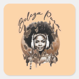 Quadrado Estampa Moda - Pure Beauty – Adesivo