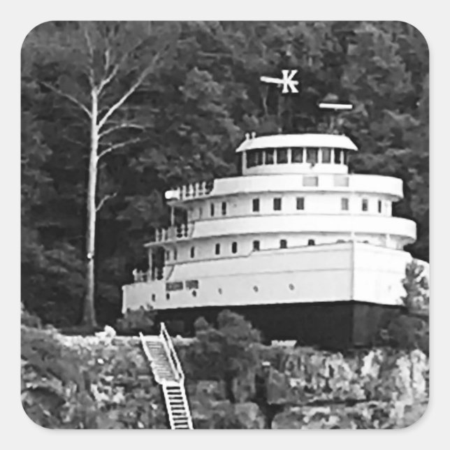 Quadrado "Este Velho Amigo" Coloque o adesivo de fotos do c (Frente)