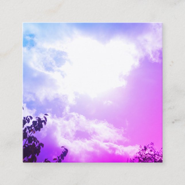 Quadrado ESTILO cartão de visita ART&DESIGN (Frente)